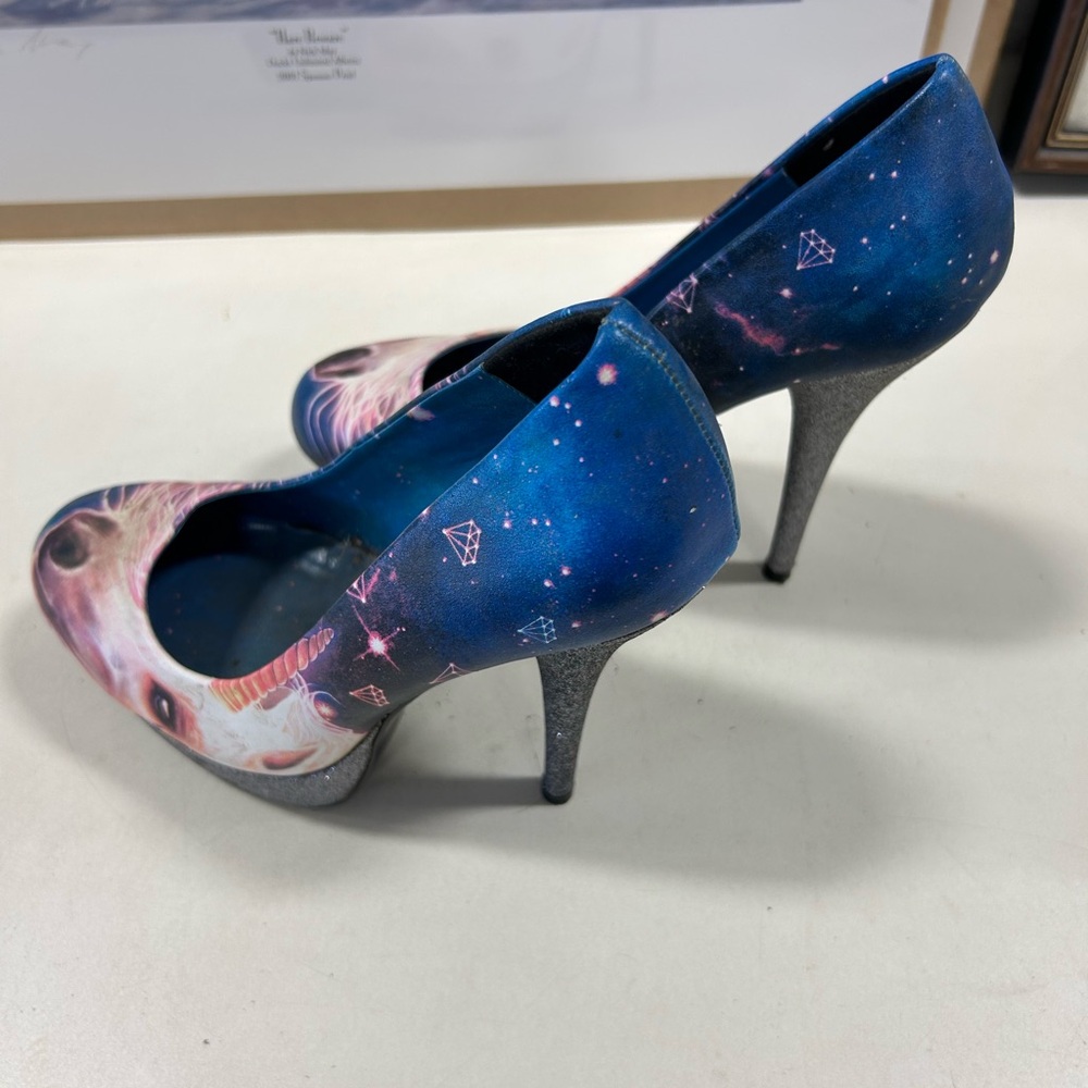 Iron Fist Multicolor Unicorn Heels - Picture 2 of 3